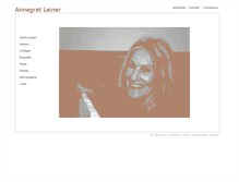 Tablet Screenshot of annegret-leiner.de